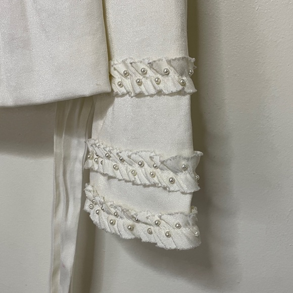 Cream Ruffle Jacket - Picture 6 of 10